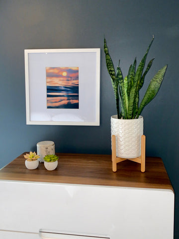 Swirl - 16x16” Framed Print